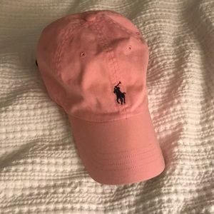 Polo baseball cap hat pink